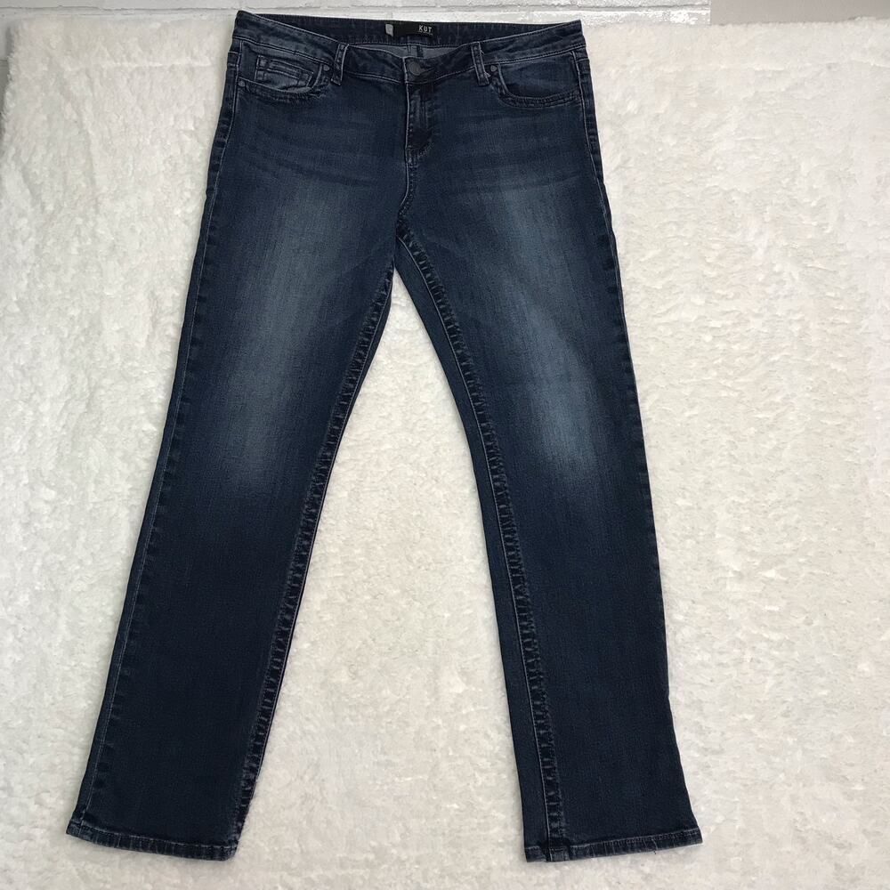 Kut from the Kloth Dark Wash Straight Leg Jeans